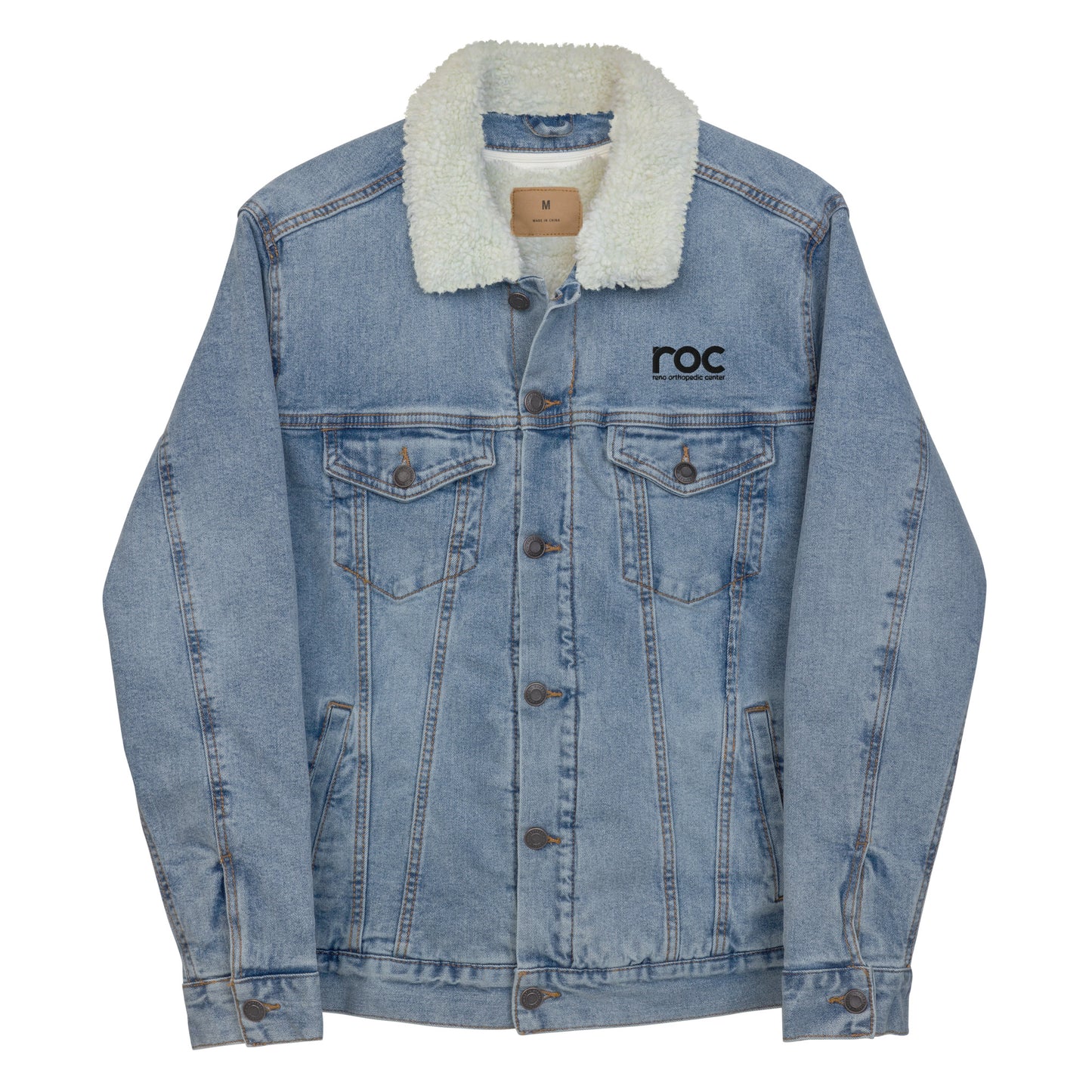Unisex Sherpa Denim Jacket